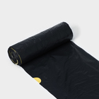 Мешки для мусора с завязками Доляна «Люкс», 60 л, 40 мкм, 60×70 см, ПВД, 20 шт в рулоне, цвет чёрный - фото 9334040