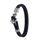 Мужской подарочный набор "Якорь" 2 в 1: наручные часы, браслет - фото 23793555