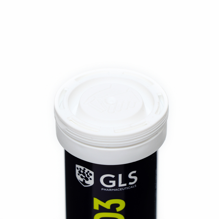 Витамин D3 без сахара GLS со вкусом мультифрукта, 20 шипучих таблеток массой 3,8 г