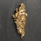 Подвесной декор "Венецианская маска №2" 32,5х16см, бронза - фото 321127228