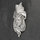 Подвесной декор "Венецианская маска №3" 32х15см, бронза - фото 9212596