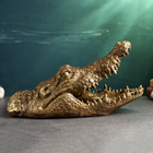 Фигура "Пасть крокодила" 23х45см, бронза - фото 301506801