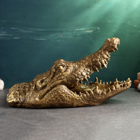 Фигура "Пасть крокодила" 23х45см, бронза