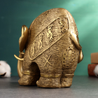 Фигура "Слон c символами" 18х25х11см, бронза - Фото 3