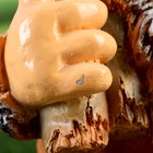 Садовая фигура "Гном с бревнами в очках" 40см - фото 24133409