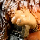 Садовая фигура "Гном с бревнами в очках" 40см - фото 24133410