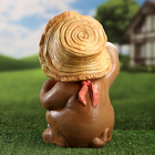 Садовая фигура "Крот в шляпе" 32см - фото 24133437