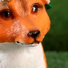 Садовая фигура "Лисичка с венком" 25х13х15см - фото 24133450