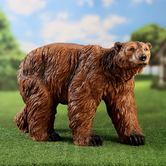Садовая фигура "Медведь бурый" 34см - фото 1908070724