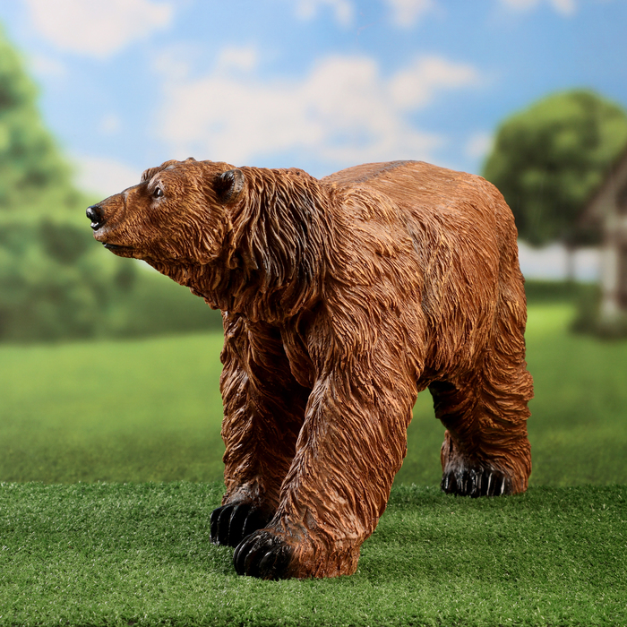 Садовая фигура "Медведь бурый" 34см - фото 1908070725