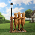 Садовый фонарь "Сурикаты шагают" 31х26х10см - фото 24133466