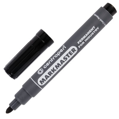 Маркер CENTROPEN Maxi Marker 151137, перманентный, черный, ширина линии 2.5 мм