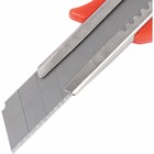 Нож универсальный STAFF Profit, пластиковый корпус, металлическая направляющая, 18 мм - Фото 2