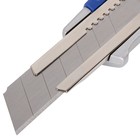 Нож универсальный BRAUBERG Professional, металлический корпус, автофиксатор, 25 мм - Фото 4