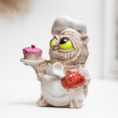 Фигура "Сова в колпаке" 8х5х5см