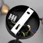 Люстра «Атом», 6×60 Вт Е27, черный - Фото 8