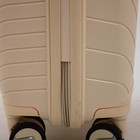 Чемодан 20", 36*21*55, отд на молнии, код замок, 4 колеса, белый - Фото 9