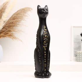 Фигура "Кошка египетская" черная, 31х8см