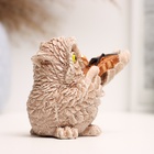 Фигурка гипс «Сова со скрипкой», коричневая, 11×8×6 см  (артикул 10341055)  большой выбор товаров оптом и в розницу по низким ценам с доставкой