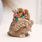 Фигурка гипс «Сова с букетом», 8×6×6 см - Фото 3