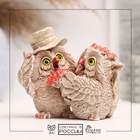 Фигурка гипс «Совы молодожены», 12×10×6 см - Фото 1