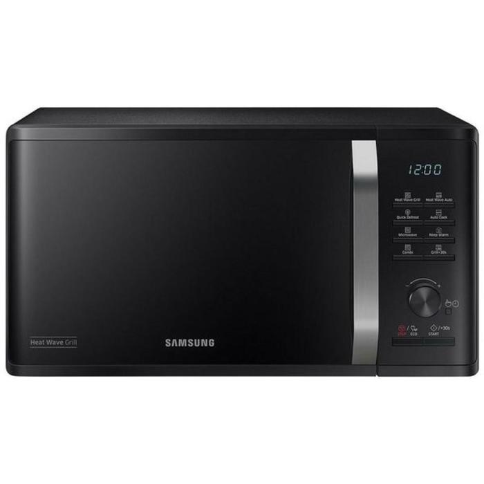 Микроволновая печь Samsung MG23K3575AK/BW, 800 Вт, 23 л, чёрная - Фото 1