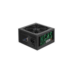 Блок питания Aerocool ATX 600W KCAS PLUS 600, 24+4+4pin, APFC, 120 мм fan, 7xSATA, RTL