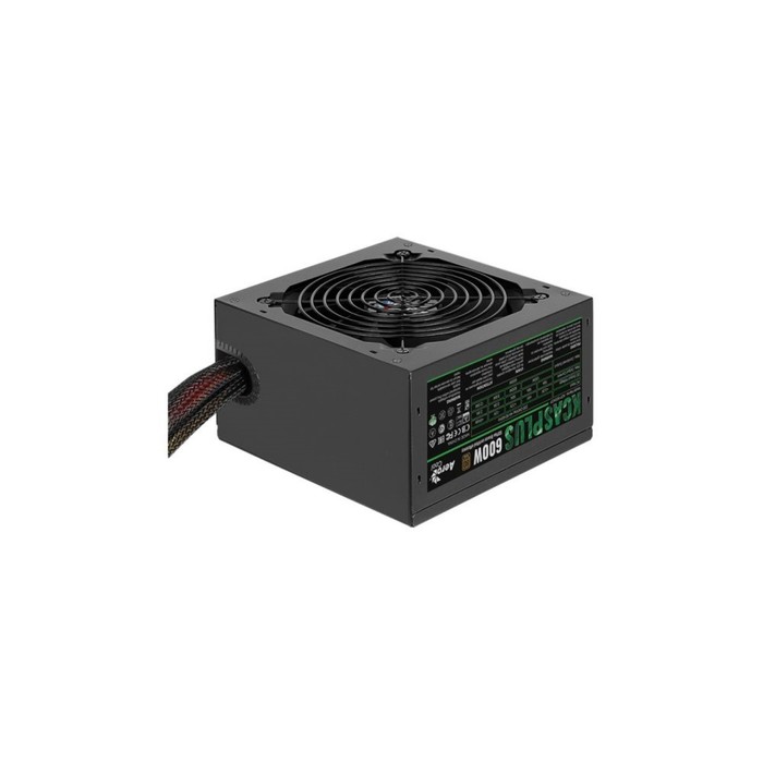 Блок питания Aerocool ATX 600W KCAS PLUS 600, 24+4+4pin, APFC, 120 мм fan, 7xSATA, RTL - фото 51651893