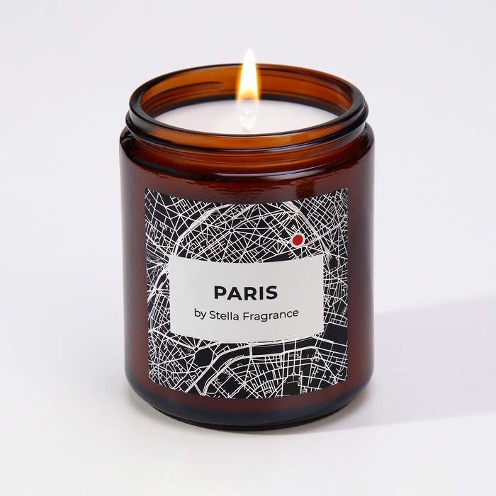 Свеча ароматическая в банке "Paris", 250 г - фото 1906627138