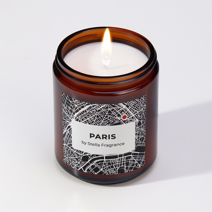Свеча ароматическая в банке "Paris", 250 г - фото 1906627139