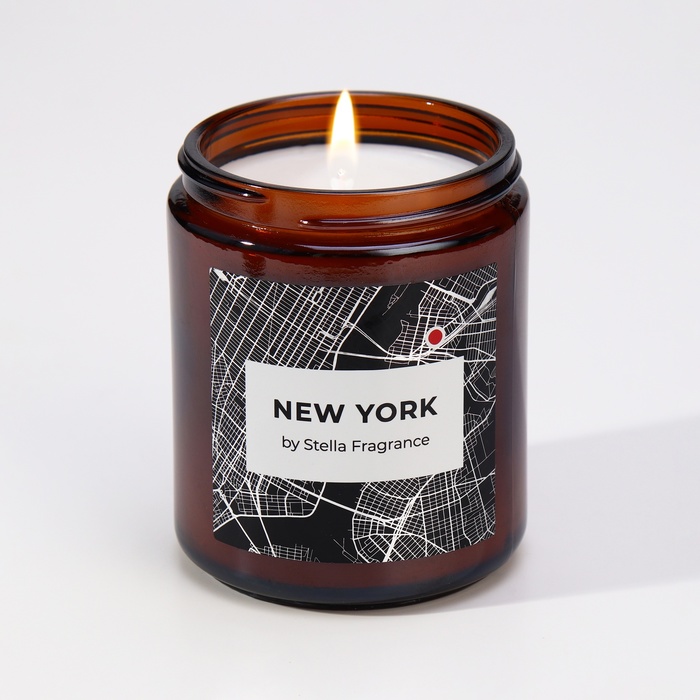 Свеча ароматическая в банке "New York", 250 г