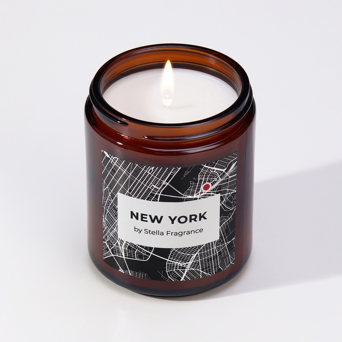 Свеча ароматическая в банке "New York", 250 г