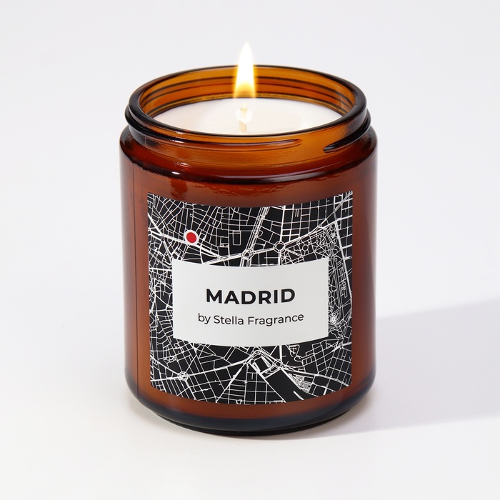 Свеча ароматическая в банке "Madrid", 250 г