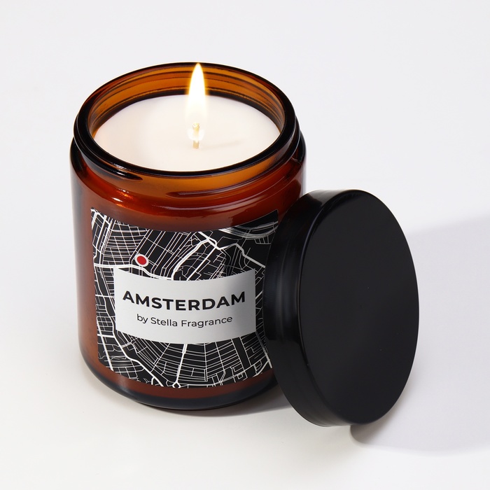Свеча ароматическая в банке "Amsterdam", 250 г