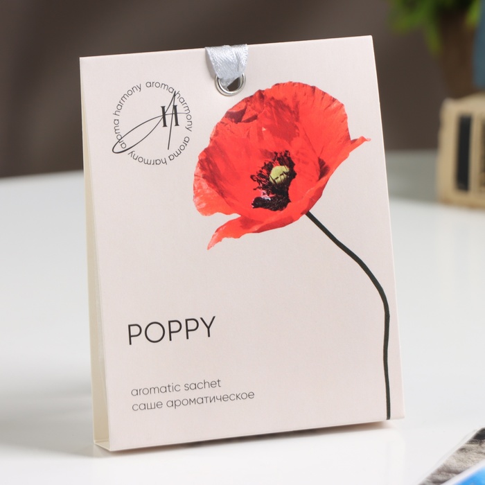 Саше ароматическое Spring &quot;Poppy&quot;, мак, бергамот, амбра, 10  г