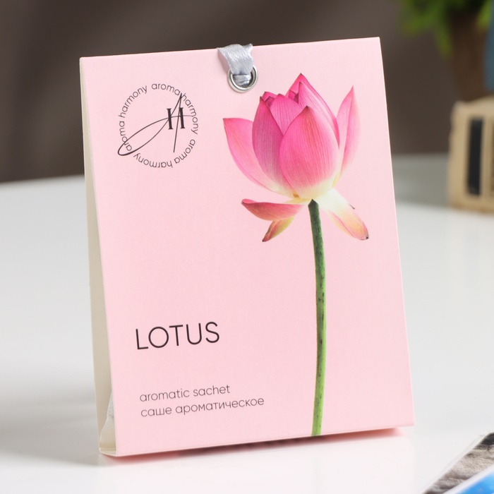 Саше ароматическое Spring "Lotus", лотос и зелёный чай, 10  г - Фото 1