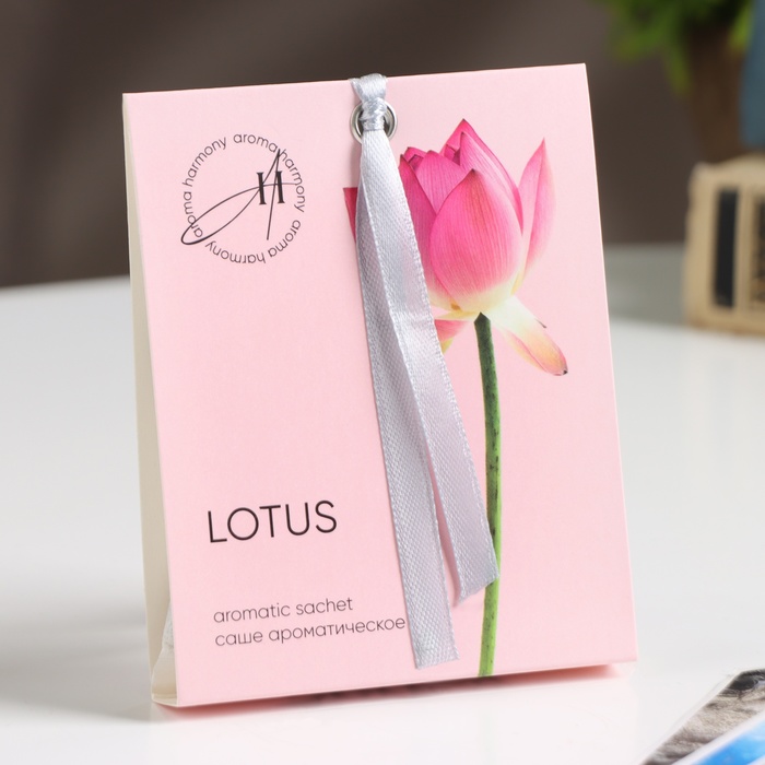 Саше ароматическое Spring "Lotus", лотос и зелёный чай, 10  г - фото 1891924272