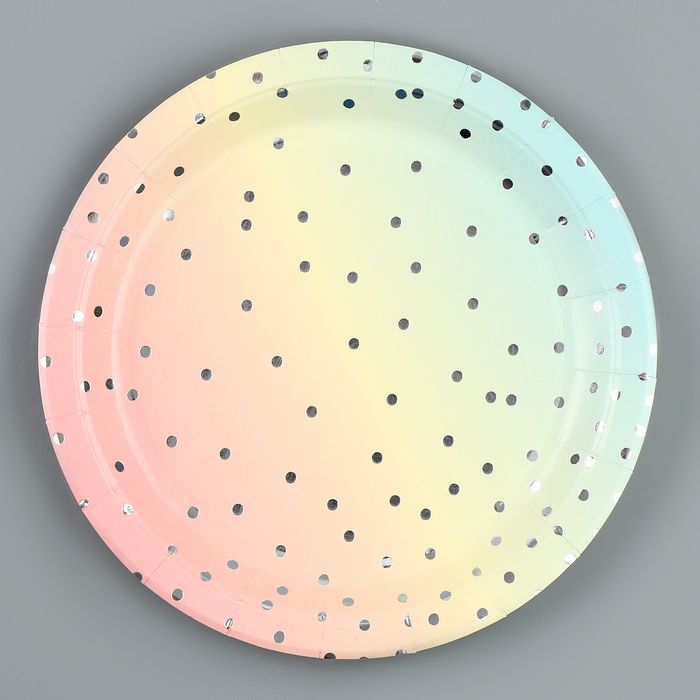 Тарелки бумажные «Летние краски», 6 шт. - Фото 1