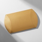 Коробочка подарочная «Свёрток» 15×9, цвет золото - Фото 2