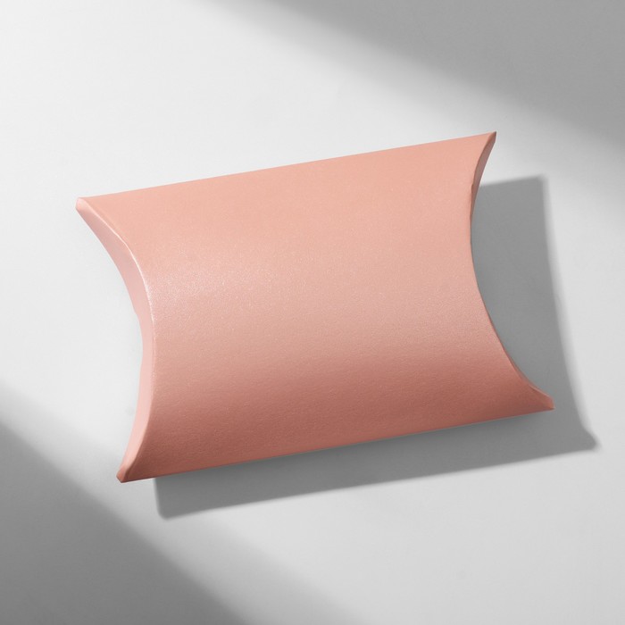 Коробочка подарочная «Свёрток» 15×9, цвет розовый - Фото 1