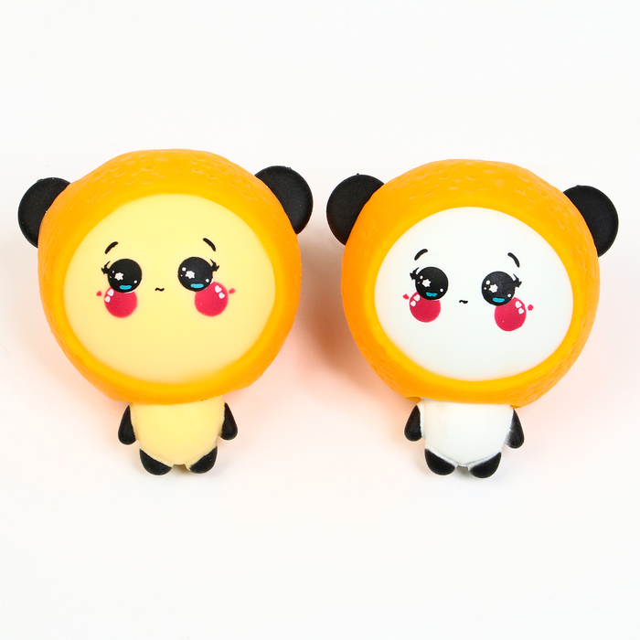 Мялка «Панда» с пастой, цвета МИКС