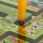 Игровой набор лабиринт «Ферма», маркерная доска, 2 × 26 × 27,5 см - фото 9297340