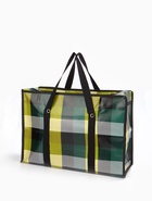 Сумка хозяйственная на молнии, 35 л, 50×20×35 см, чёрная/жёлтая - Фото 1