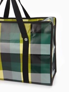 Сумка хозяйственная на молнии, 35 л, 50×20×35 см, чёрная/жёлтая - Фото 3