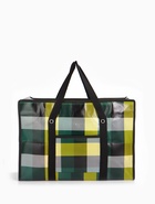 Сумка хозяйственная на молнии, 35 л, 50×20×35 см, чёрная/жёлтая - Фото 4