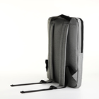 Рюкзак для ноутбука из текстиля на молнии, наружный карман, цвет серый - фото 11185686