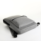 Рюкзак для ноутбука из текстиля на молнии, наружный карман, цвет серый - фото 11185687