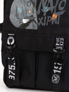 Рюкзак школьный на молнии, 5 наружных карманов, цвет чёрный 10189031