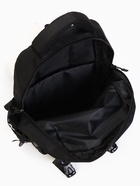 Рюкзак школьный на молнии, 5 наружных карманов, цвет чёрный 10189031