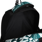 Рюкзак школьный из текстиля на молнии, наружный карман, цвет зелёный - фото 11185782